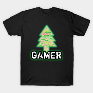 Gamer Christmas Tree T-Shirt